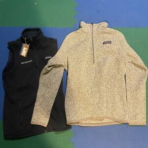 Patagonia better sweater vest and quarter zip bundle deal size XS